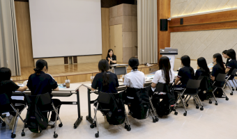 한영고등학교 학생들 방문, "교실을 벗어나 마주한, 또다른 수업 이야기"